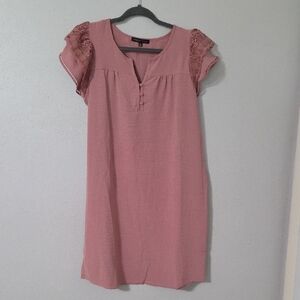 Adrienne Vittadini Blush Pink Blouse